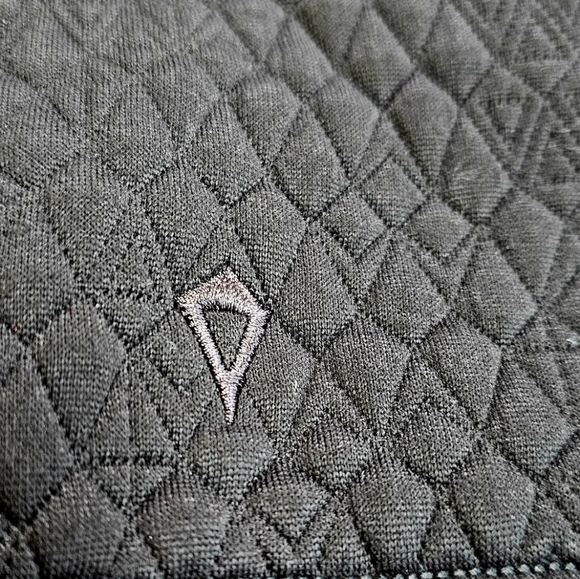 IVIVVA LULULEMON WHEREVER YOU GO QUILTED REVERSIBLE BLACK CREW SWEATSHIRT sz 14 - Picture 6 of 12